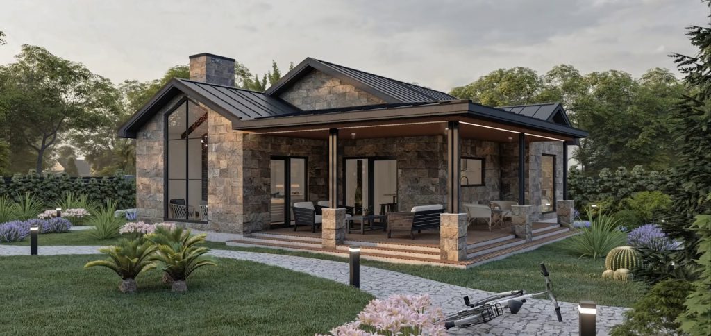 MODERN TAS EV GORUNUMLU DAG EVI KONSEPTI VILLA TASARIMI CELIK BETONARME 4 28 screenshot e1629992329945